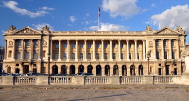 Hotel de la Marina, Plaza de la Concordia, París. Gabriel, 1772.