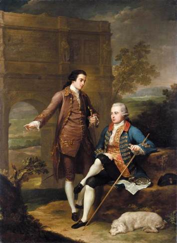 Anton_von_Maron_-_Portrait_of_Two_Gentlemen_before_the_Arch_of_Constantine_in_Rome_-_1767